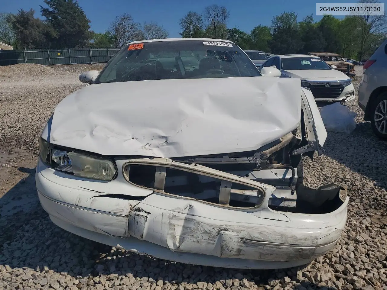 2000 Buick Century Custom VIN: 2G4WS52J5Y1173130 Lot: 49334926