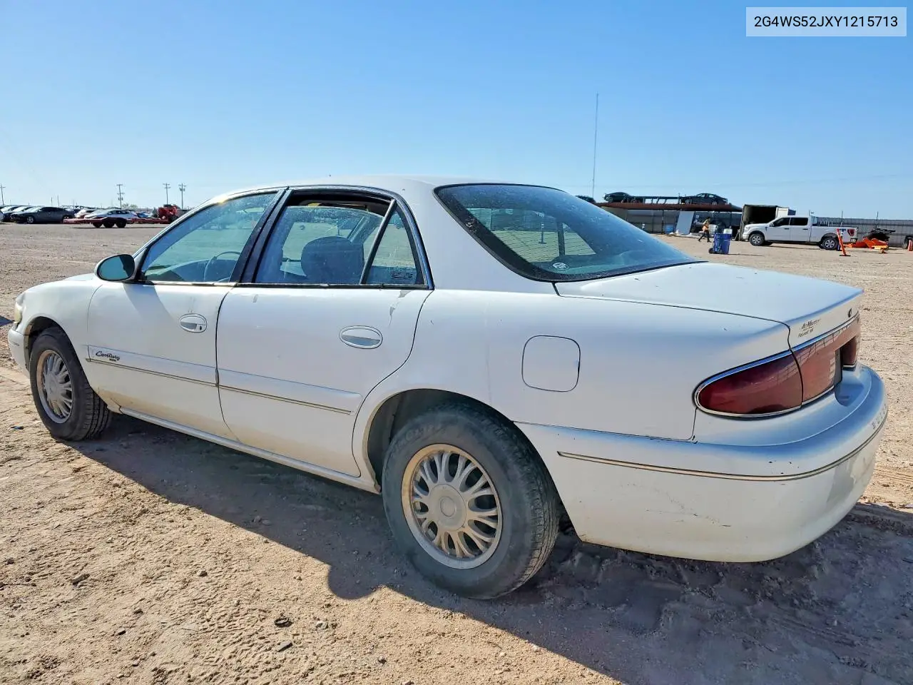 2000 Buick Century Custom VIN: 2G4WS52JXY1215713 Lot: 57408326