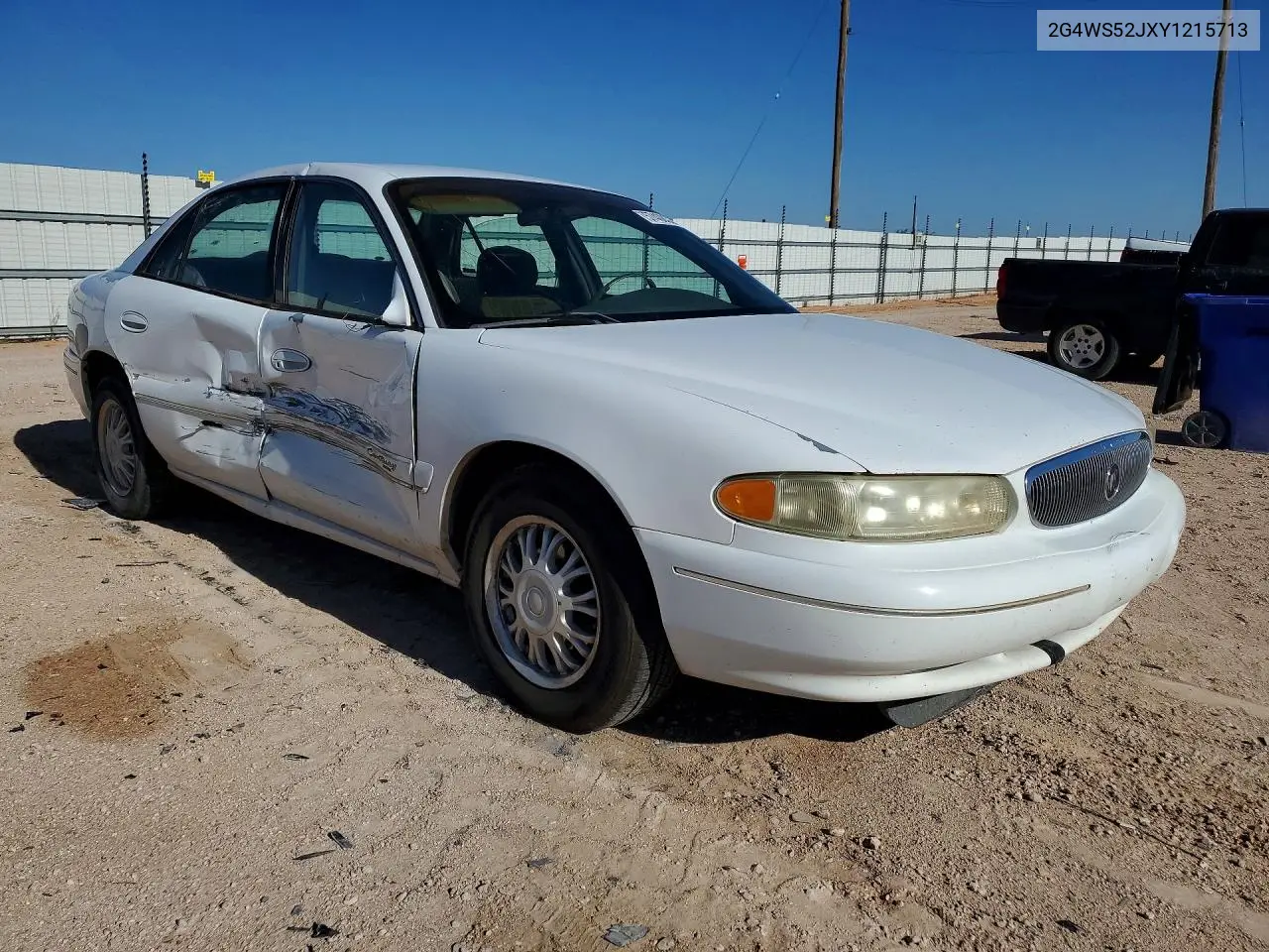 2000 Buick Century Custom VIN: 2G4WS52JXY1215713 Lot: 57408326