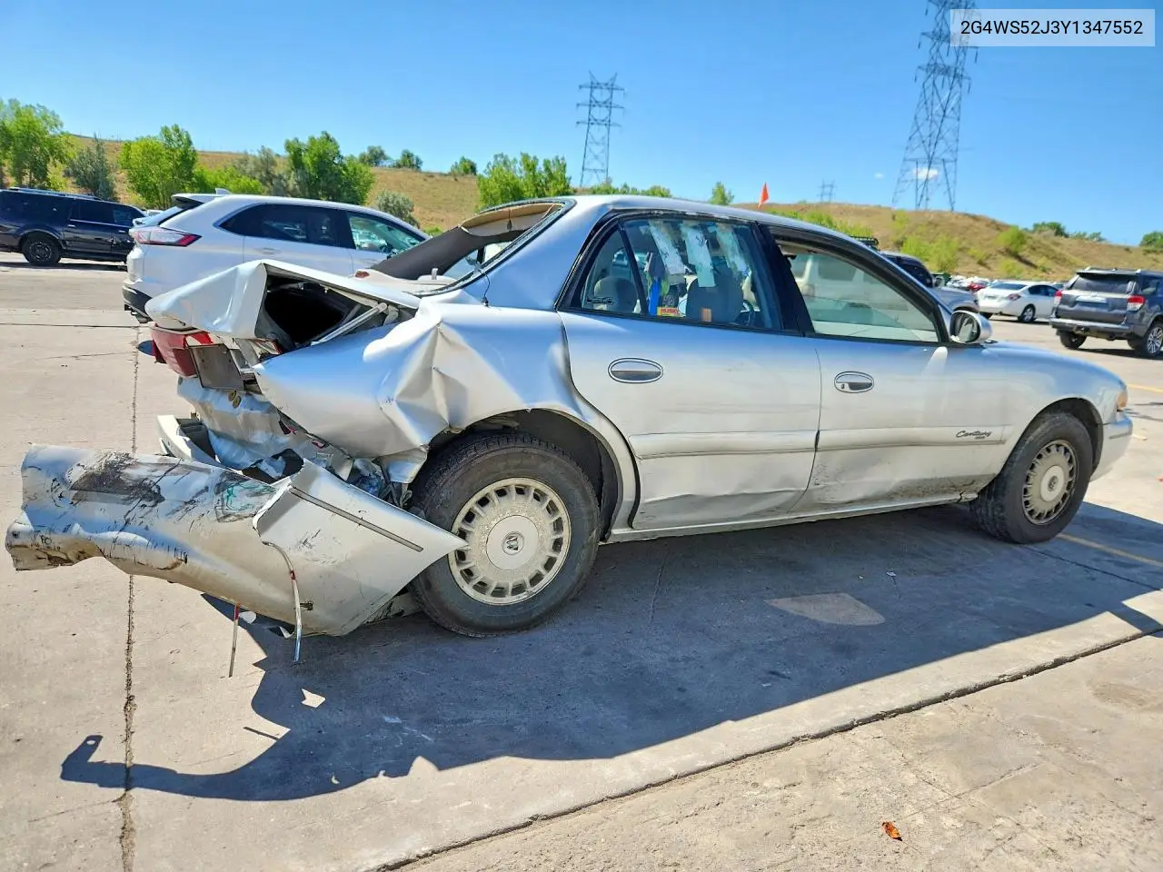 2000 Buick Century Custom VIN: 2G4WS52J3Y1347552 Lot: 58963626