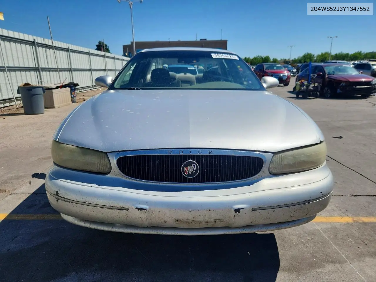2000 Buick Century Custom VIN: 2G4WS52J3Y1347552 Lot: 58963626