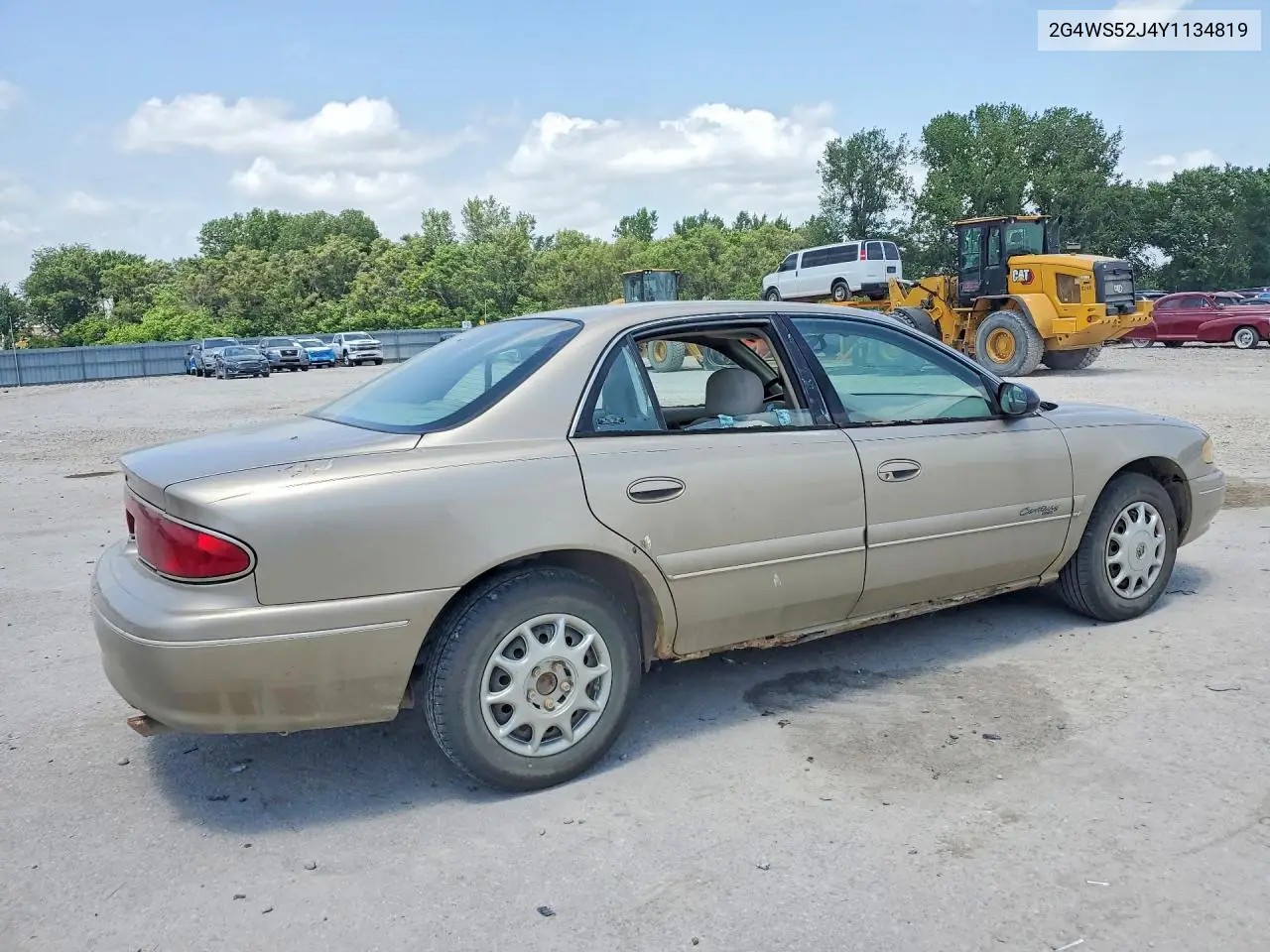 2000 Buick Century Custom VIN: 2G4WS52J4Y1134819 Lot: 59096736