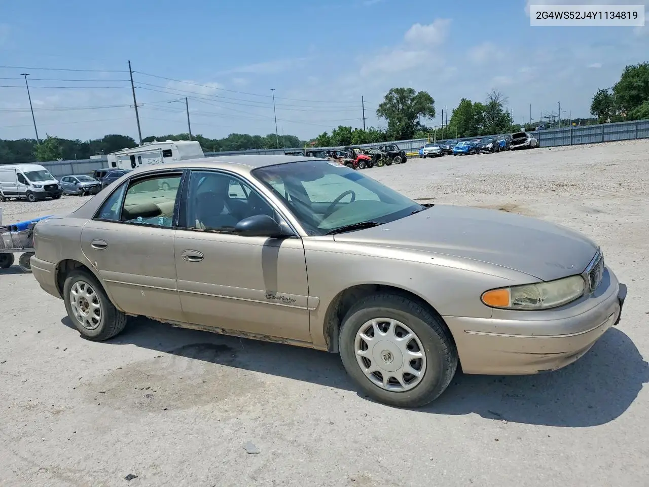 2000 Buick Century Custom VIN: 2G4WS52J4Y1134819 Lot: 59096736
