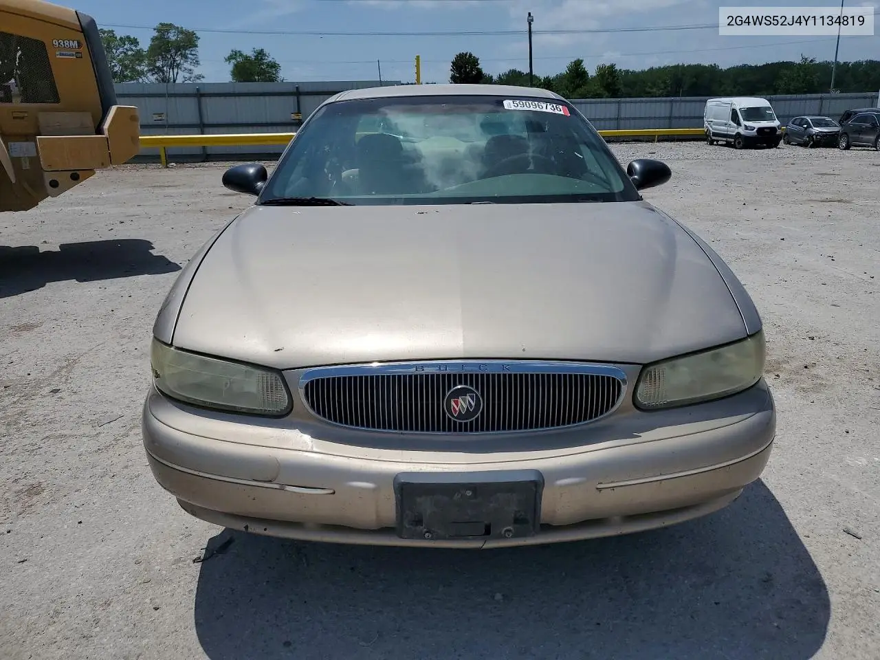 2000 Buick Century Custom VIN: 2G4WS52J4Y1134819 Lot: 59096736