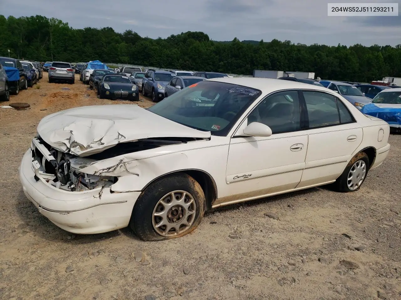 2001 Buick Century VIN: 2G4WS52J511293211 Lot: 56780976