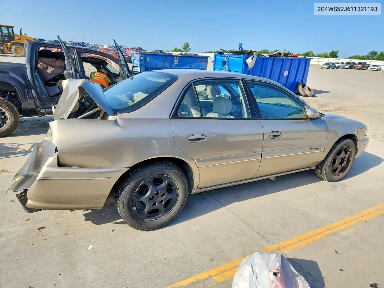 2001 Buick Century Custom VIN: 2G4WS52J611321193 Lot: 58088416