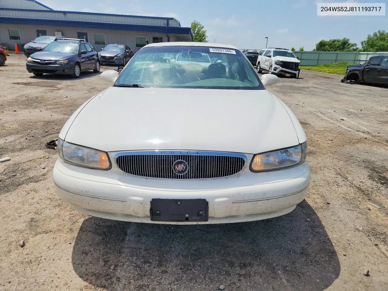 2001 Buick Century Custom VIN: 2G4WS52J811193717 Lot: 59097386