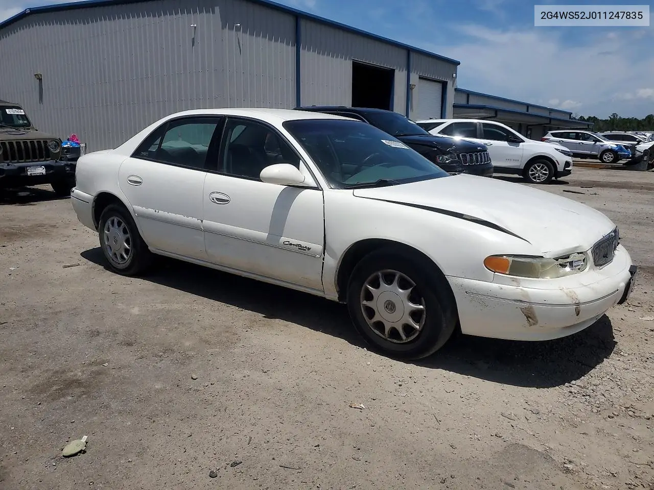 2001 Buick Century Custom VIN: 2G4WS52J011247835 Lot: 61536006
