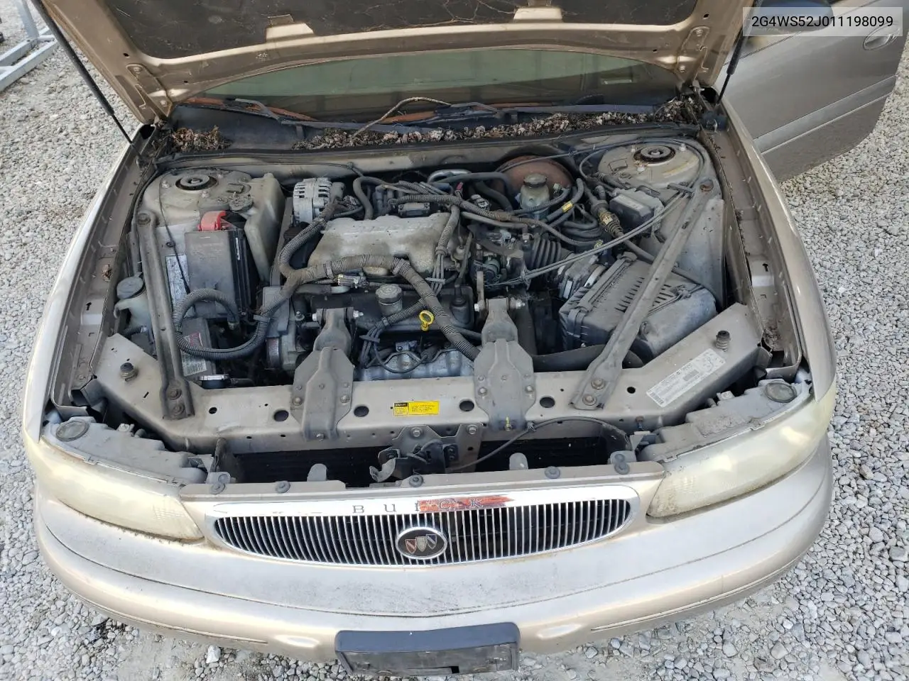 2001 Buick Century Custom VIN: 2G4WS52J011198099 Lot: 79904725
