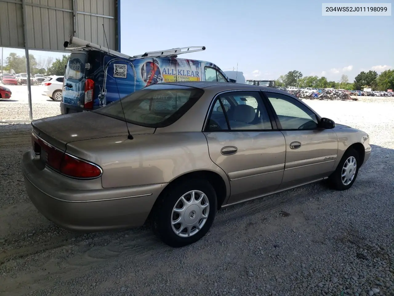 2001 Buick Century Custom VIN: 2G4WS52J011198099 Lot: 79904725