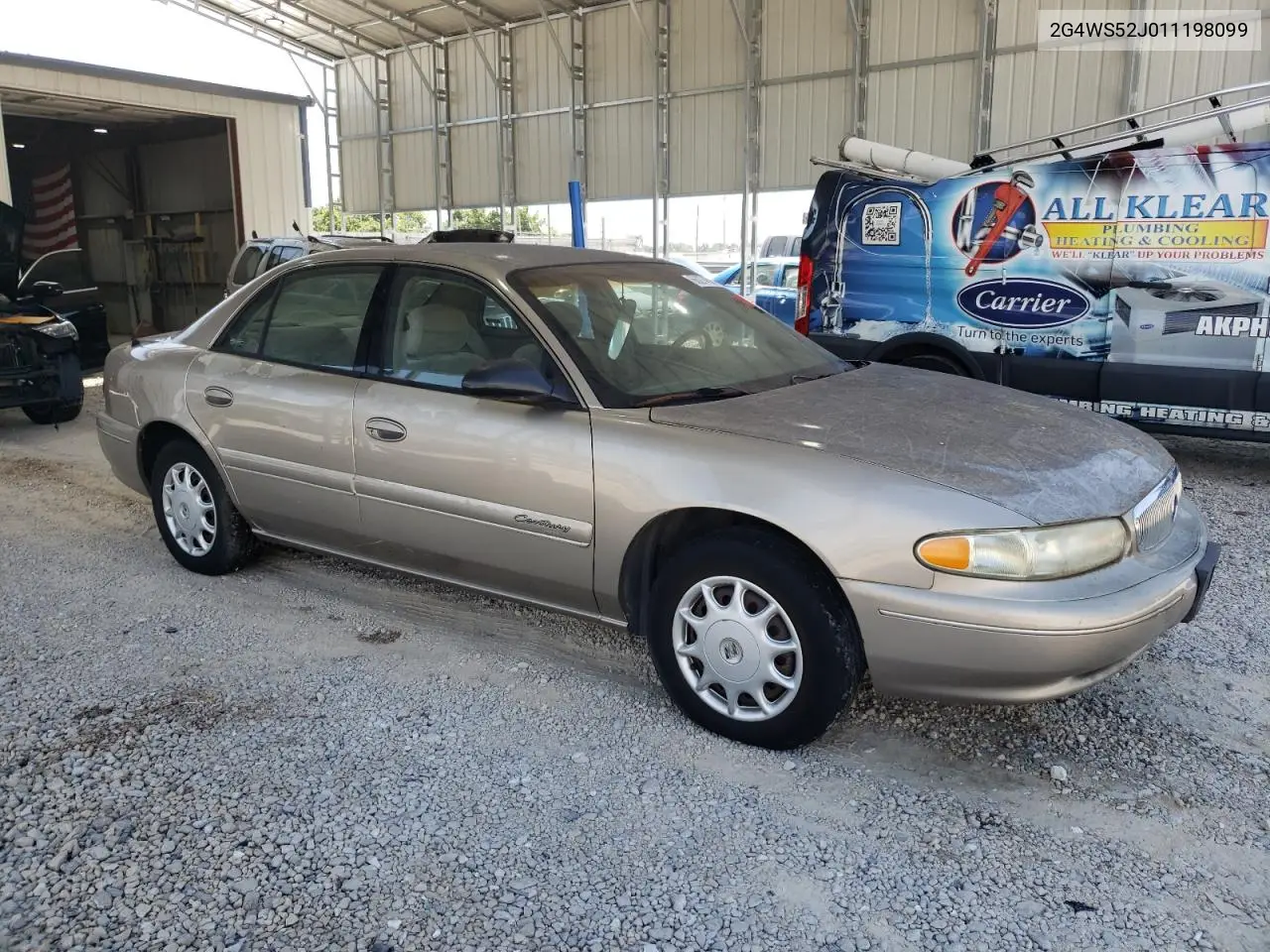 2001 Buick Century Custom VIN: 2G4WS52J011198099 Lot: 79904725
