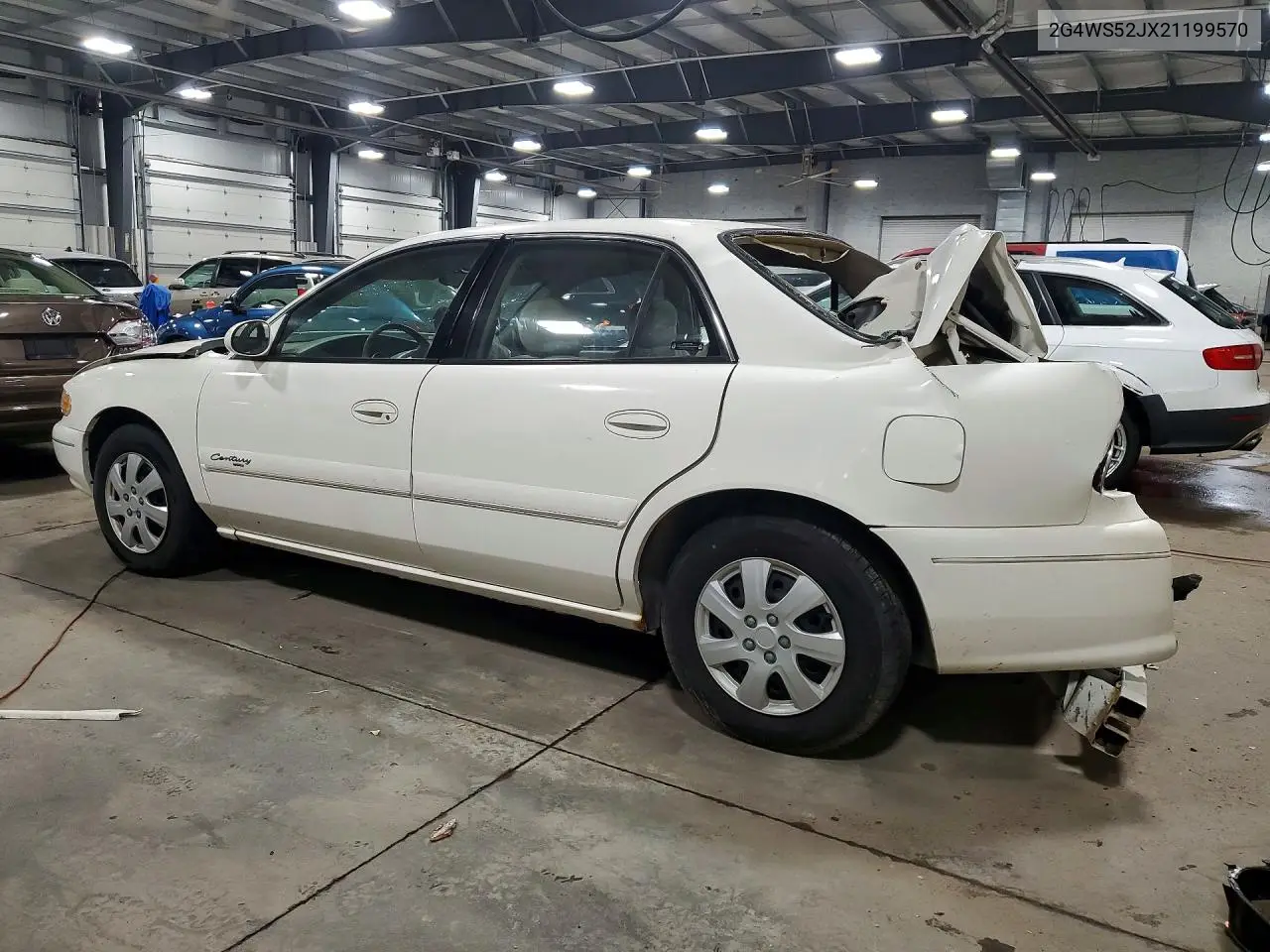 2002 Buick Century Custom VIN: 2G4WS52JX21199570 Lot: 45803506