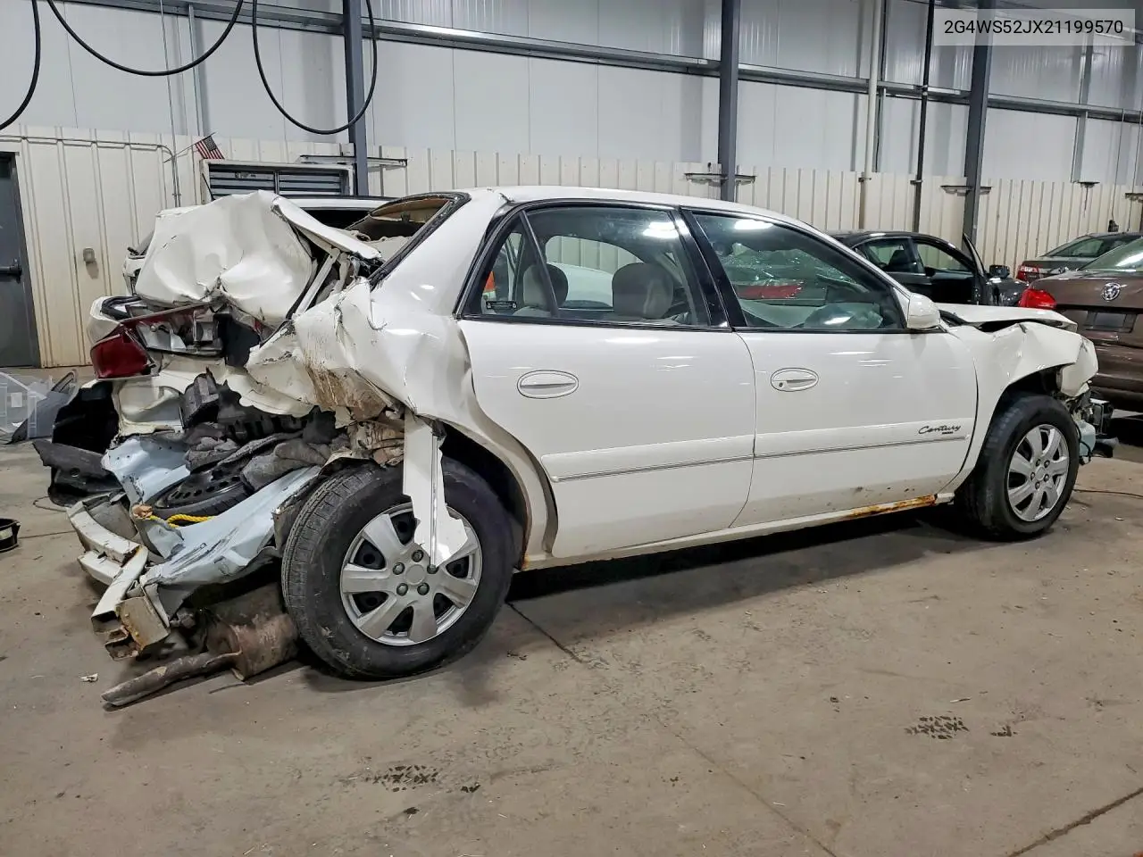 2002 Buick Century Custom VIN: 2G4WS52JX21199570 Lot: 45803506