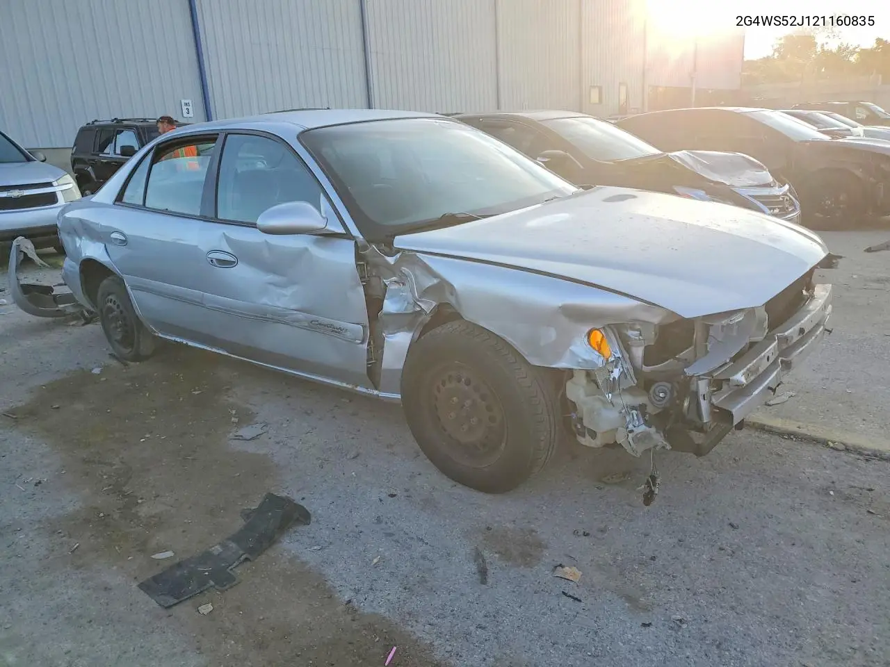 2002 Buick Century Custom VIN: 2G4WS52J121160835 Lot: 55638226