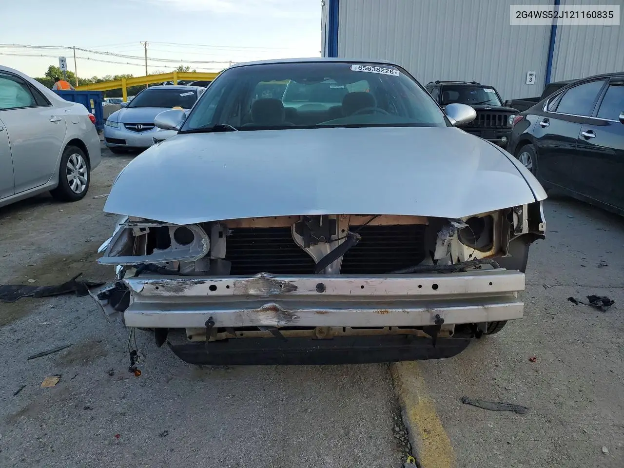2002 Buick Century Custom VIN: 2G4WS52J121160835 Lot: 55638226
