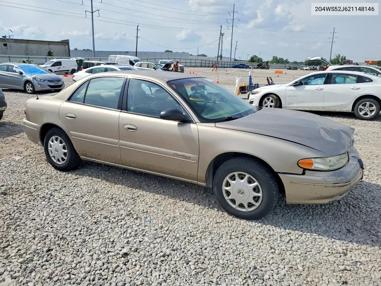 2002 Buick Century Custom VIN: 2G4WS52J621148146 Lot: 56051406