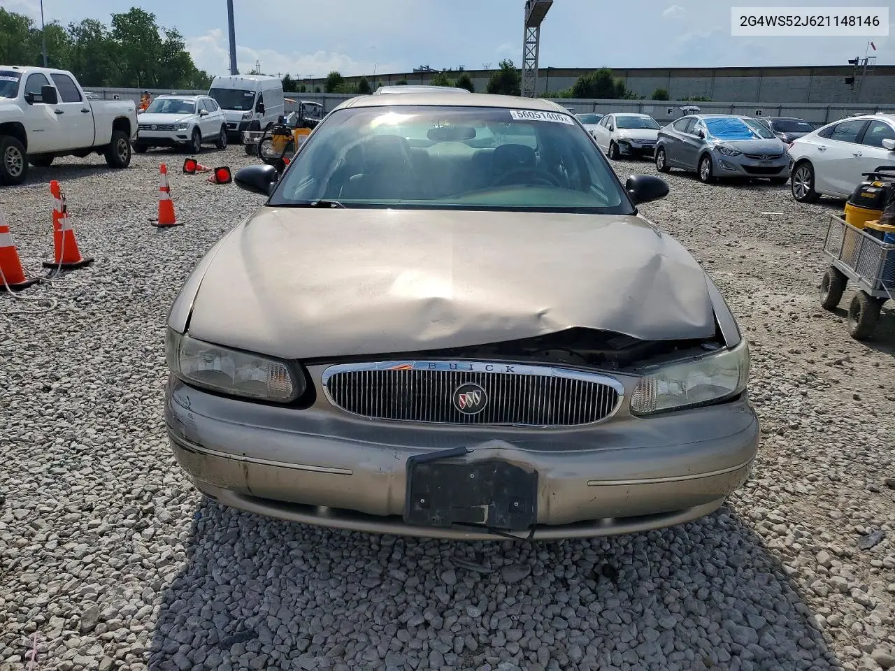 2002 Buick Century Custom VIN: 2G4WS52J621148146 Lot: 56051406