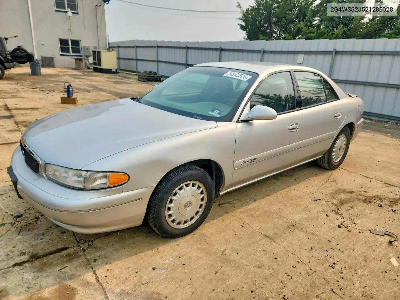 2002 Buick Century Custom VIN: 2G4WS52J521285028 Lot: 59262886