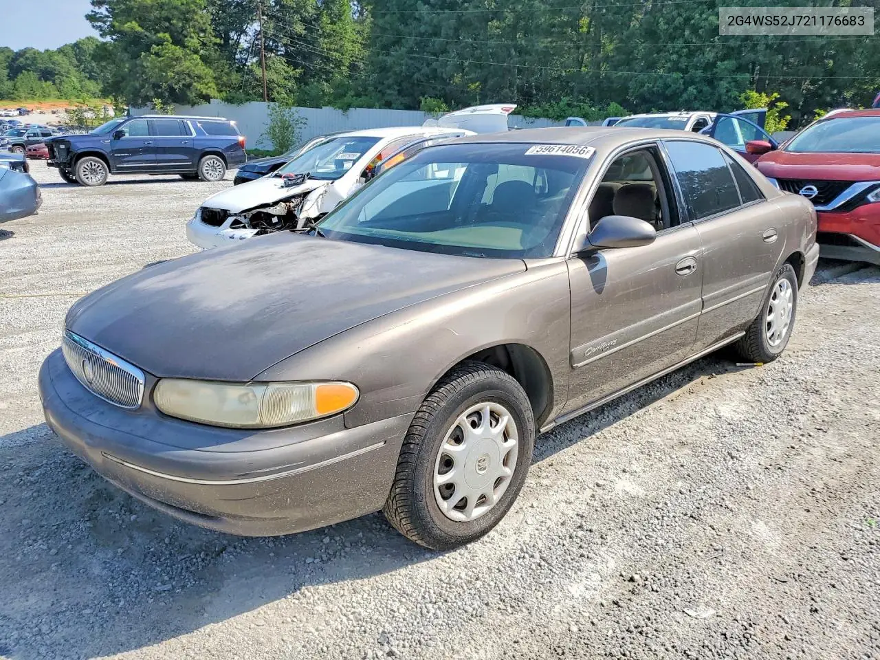2002 Buick Century Custom VIN: 2G4WS52J721176683 Lot: 59614056