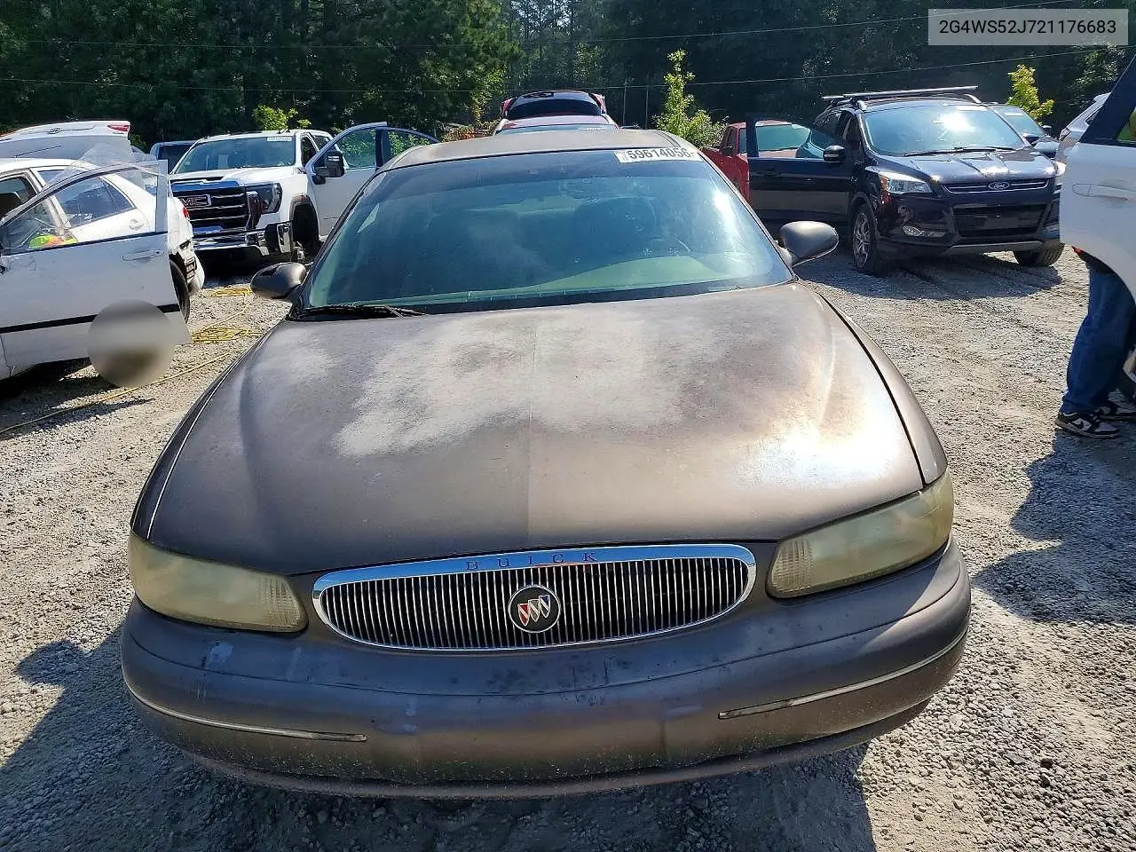 2002 Buick Century Custom VIN: 2G4WS52J721176683 Lot: 59614056