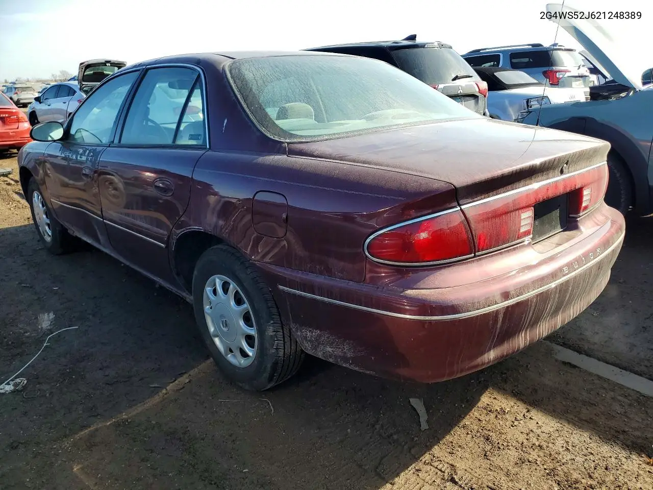 2002 Buick Century Custom VIN: 2G4WS52J621248389 Lot: 77399435
