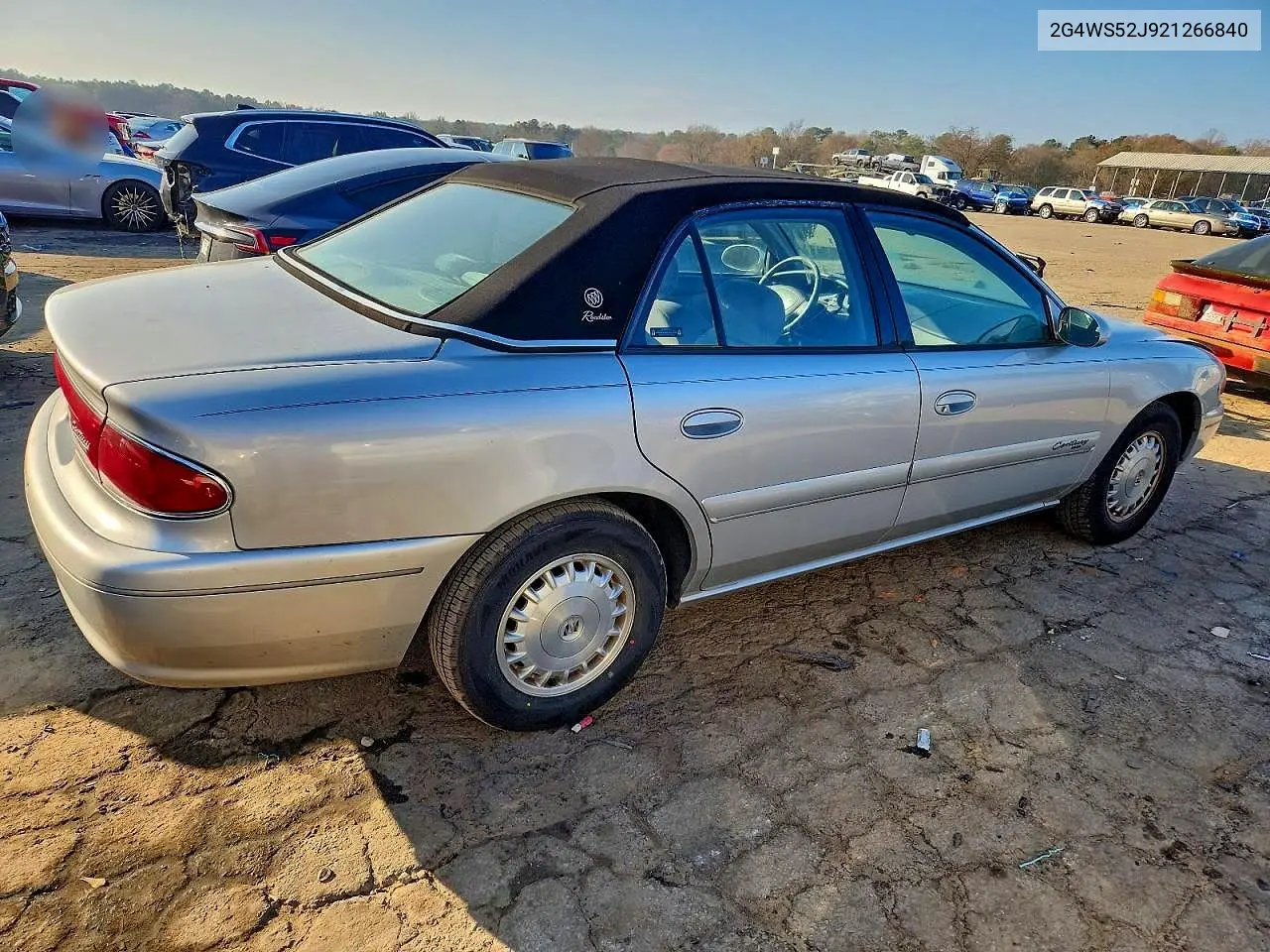2002 Buick Century Custom VIN: 2G4WS52J921266840 Lot: 95775475