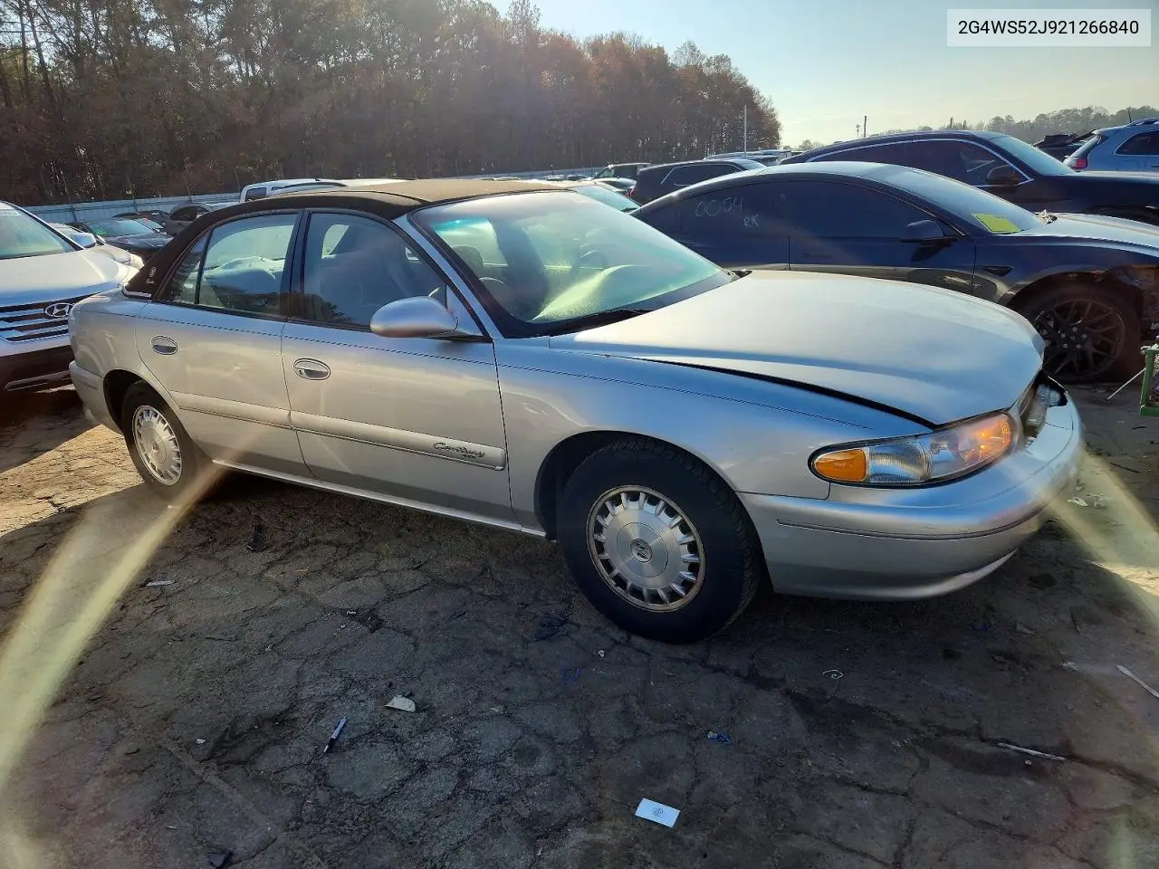 2002 Buick Century Custom VIN: 2G4WS52J921266840 Lot: 95775475