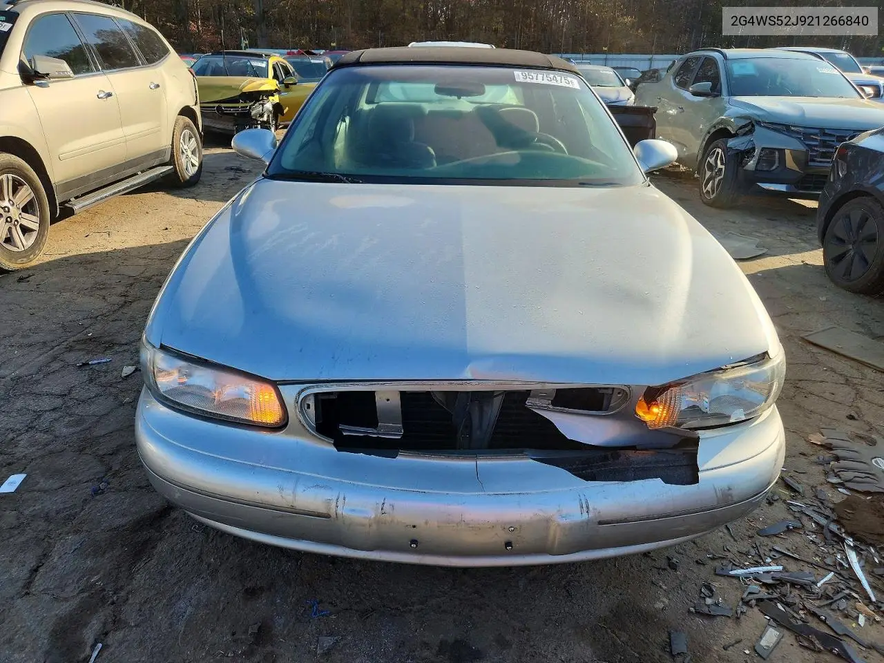2002 Buick Century Custom VIN: 2G4WS52J921266840 Lot: 95775475
