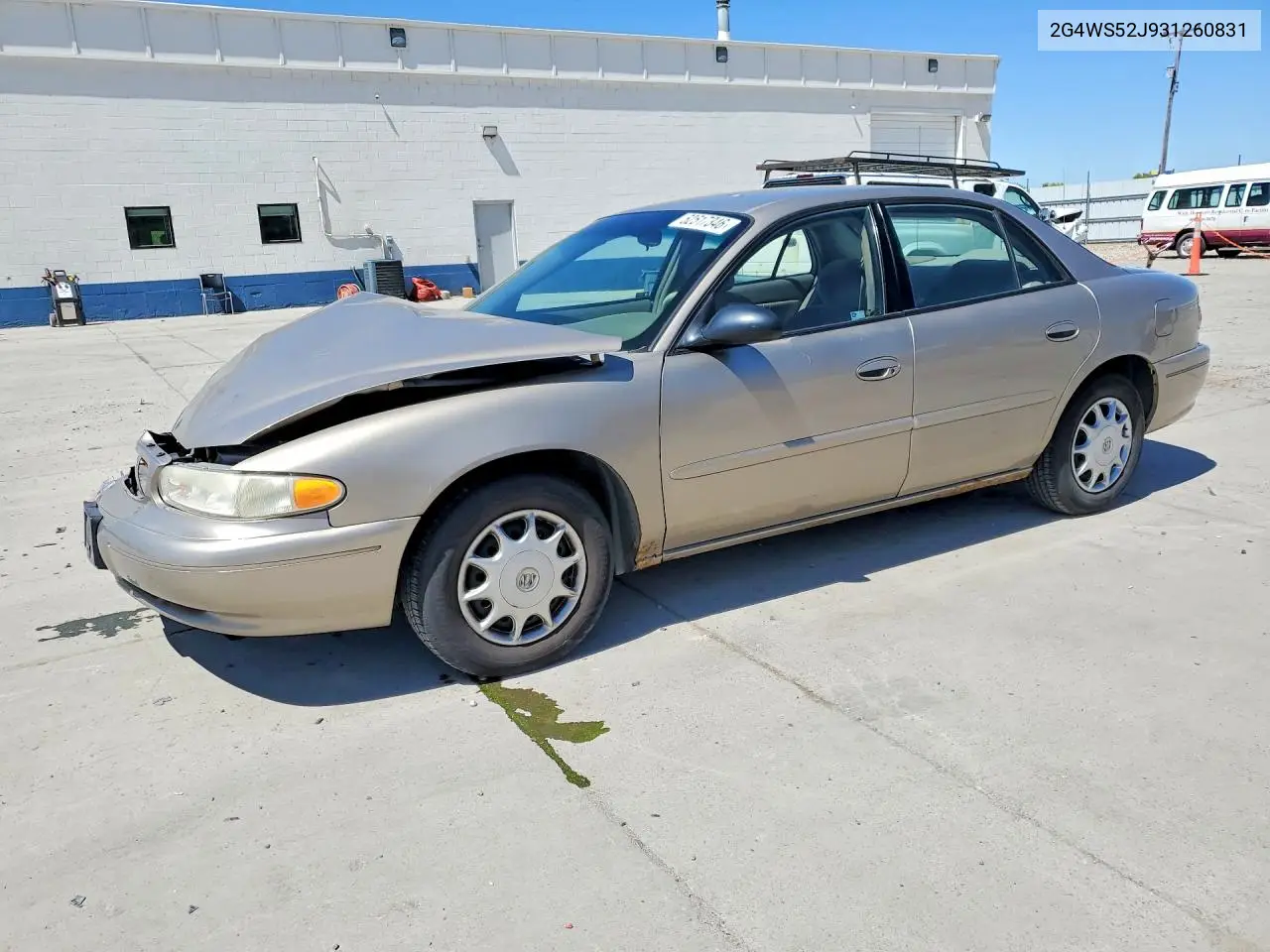 2003 Buick Century Custom VIN: 2G4WS52J931260831 Lot: 52517346