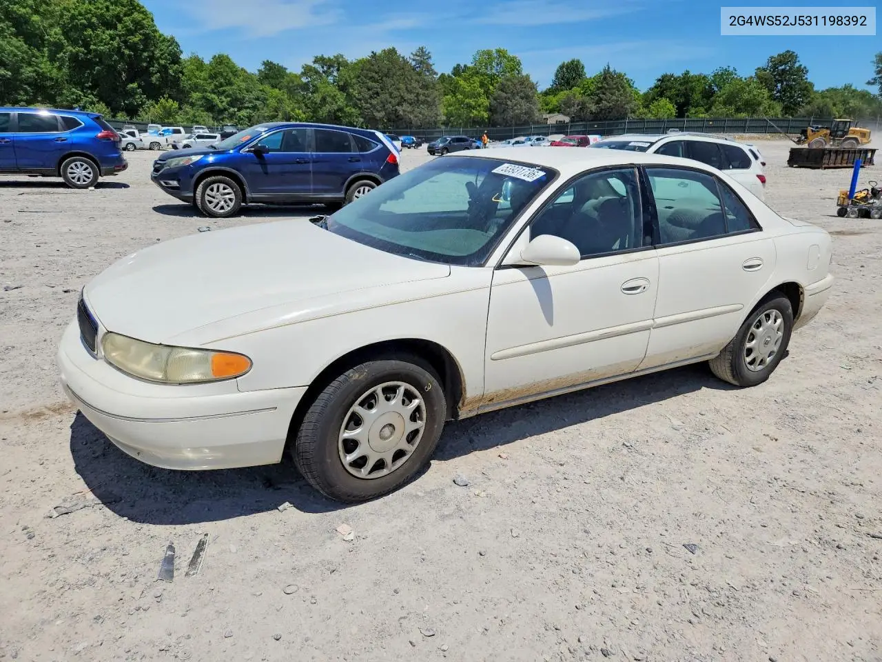 2003 Buick Century Custom VIN: 2G4WS52J531198392 Lot: 53931736