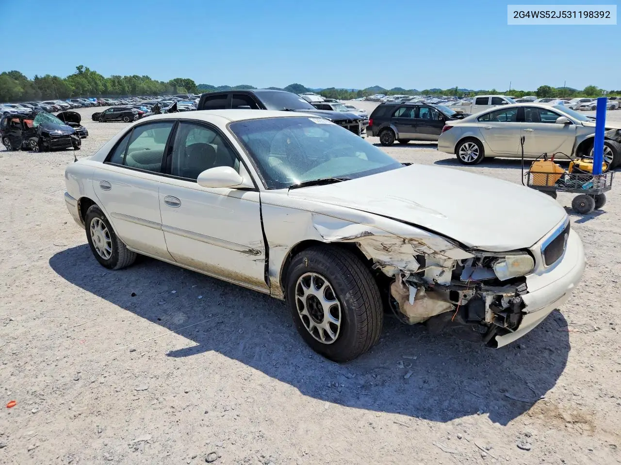 2003 Buick Century Custom VIN: 2G4WS52J531198392 Lot: 53931736