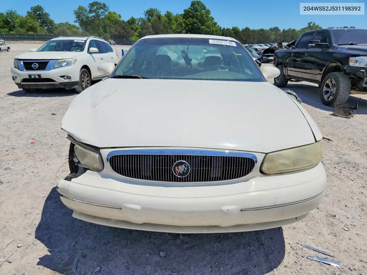2003 Buick Century Custom VIN: 2G4WS52J531198392 Lot: 53931736