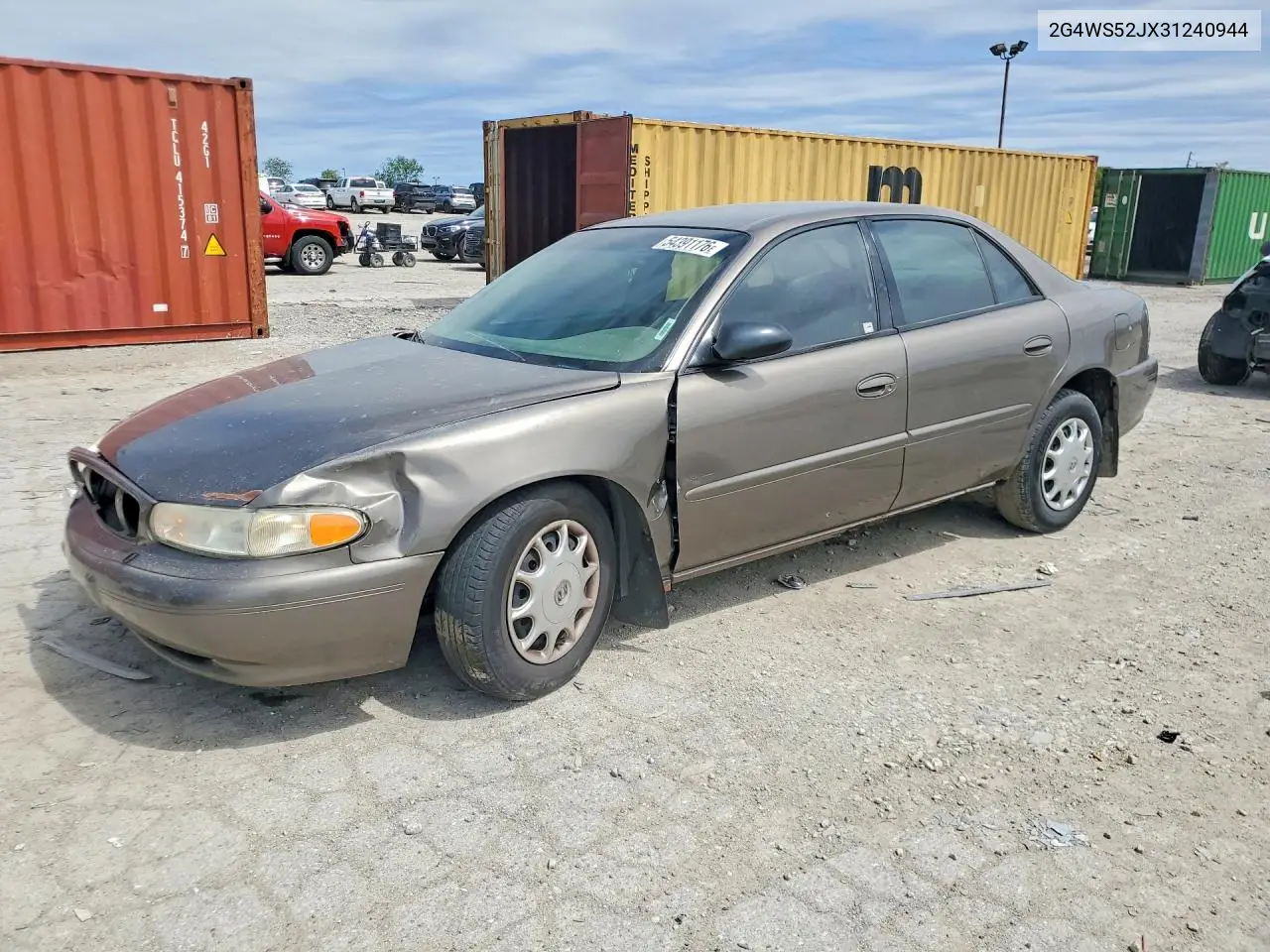 2003 Buick Century Custom VIN: 2G4WS52JX31240944 Lot: 54391176