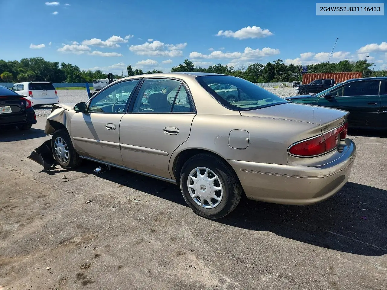 2003 Buick Century Custom VIN: 2G4WS52J831146433 Lot: 59600026