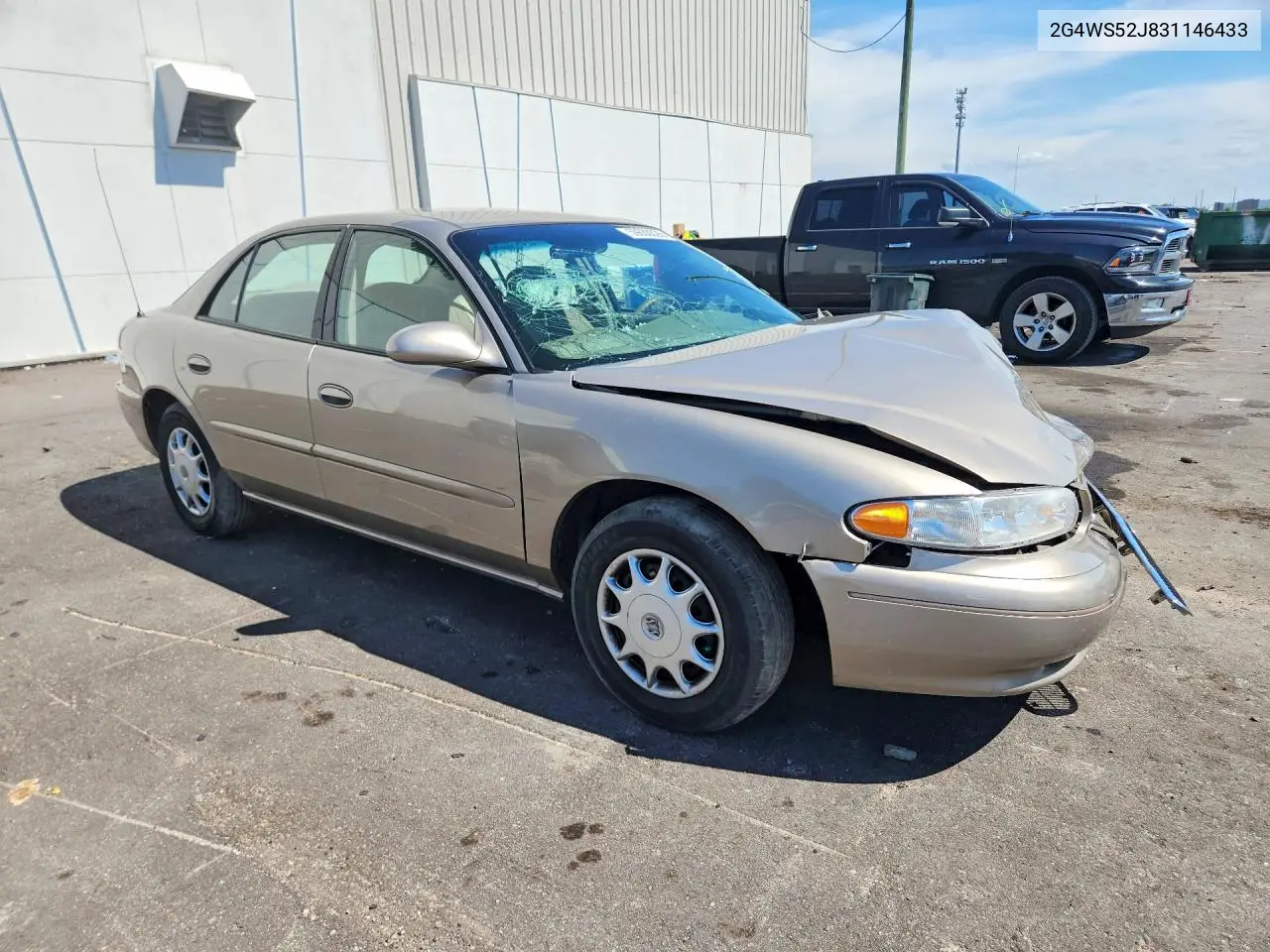 2003 Buick Century Custom VIN: 2G4WS52J831146433 Lot: 59600026