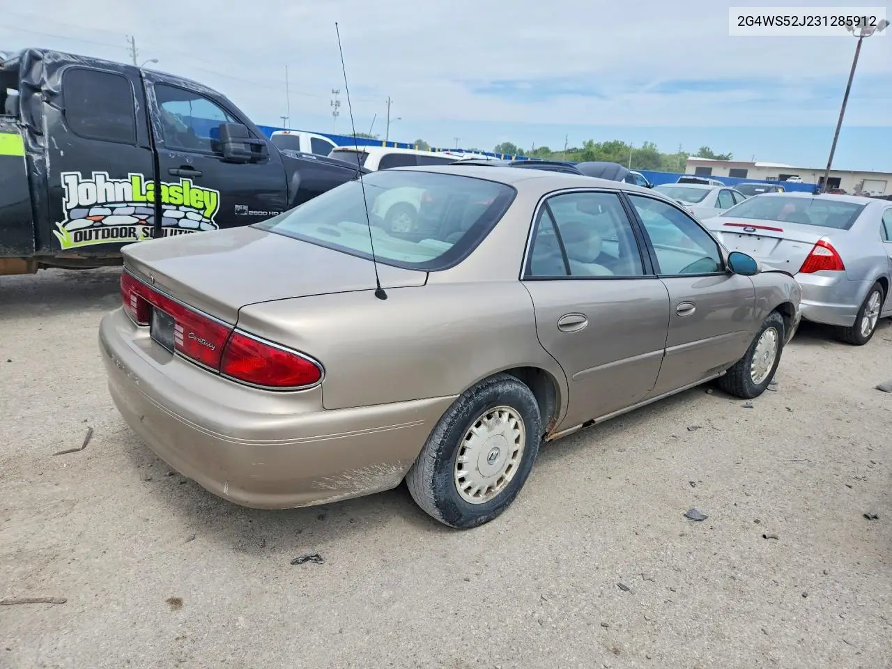 2003 Buick Century VIN: 2G4WS52J231285912 Lot: 60190606