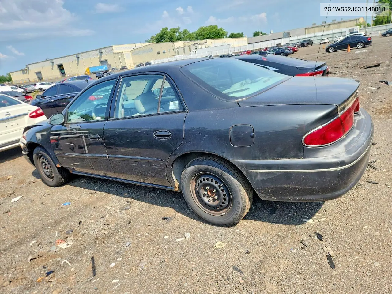 2003 Buick Century Custom VIN: 2G4WS52J631148018 Lot: 60425656