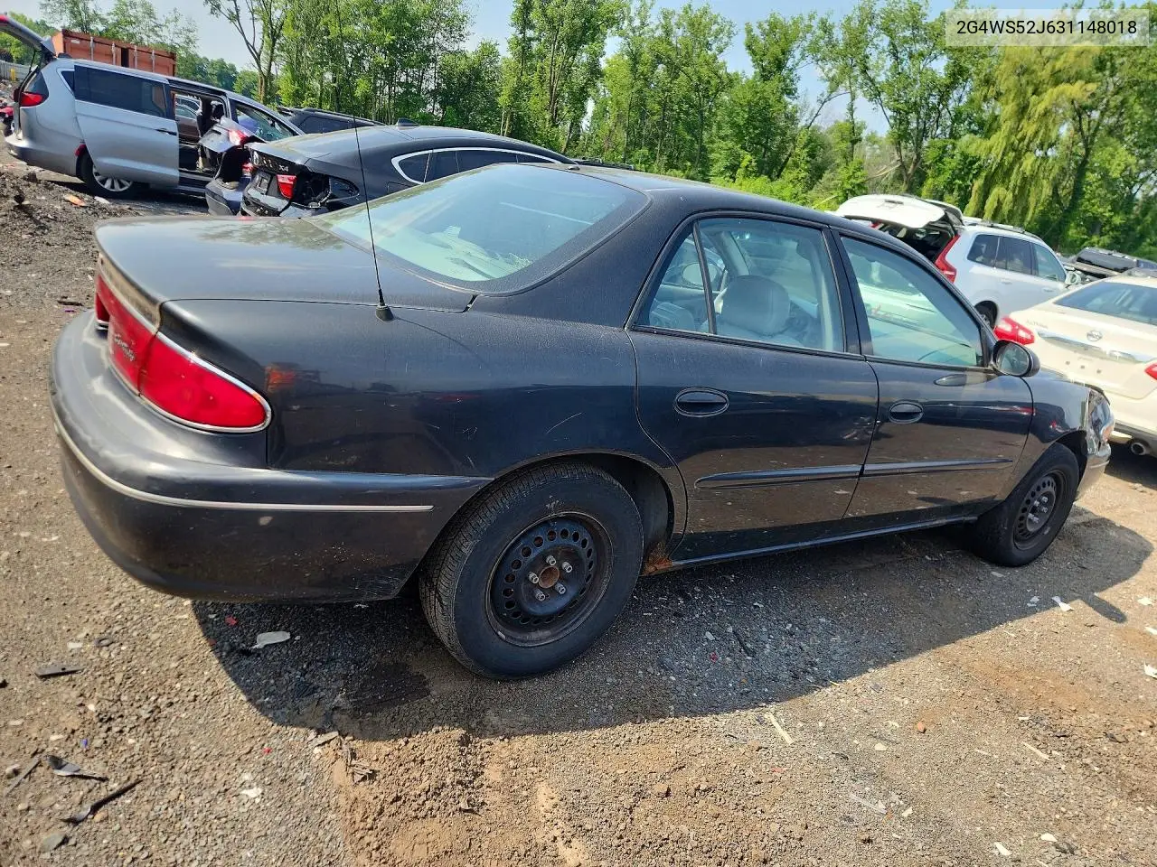 2003 Buick Century Custom VIN: 2G4WS52J631148018 Lot: 60425656