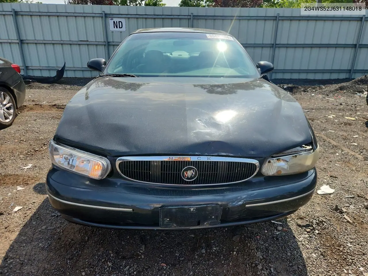 2003 Buick Century Custom VIN: 2G4WS52J631148018 Lot: 60425656