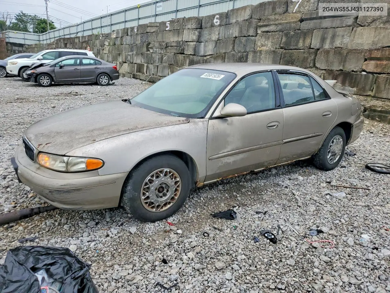 2003 Buick Century Custom VIN: 2G4WS55J431127390 Lot: 60681926