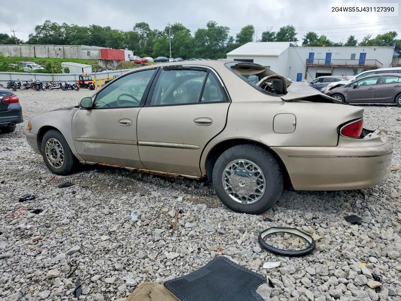 2003 Buick Century Custom VIN: 2G4WS55J431127390 Lot: 60681926
