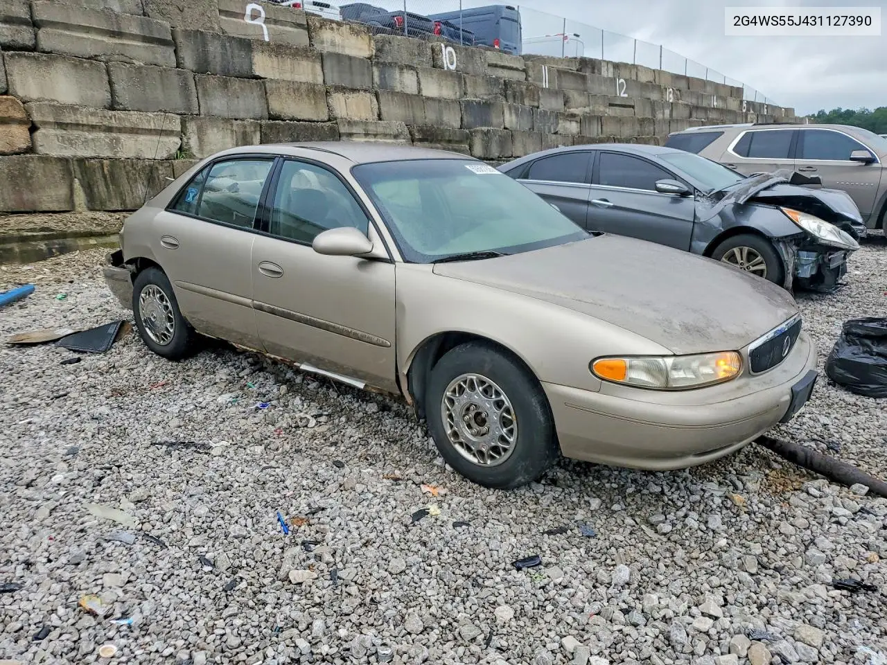 2003 Buick Century Custom VIN: 2G4WS55J431127390 Lot: 60681926