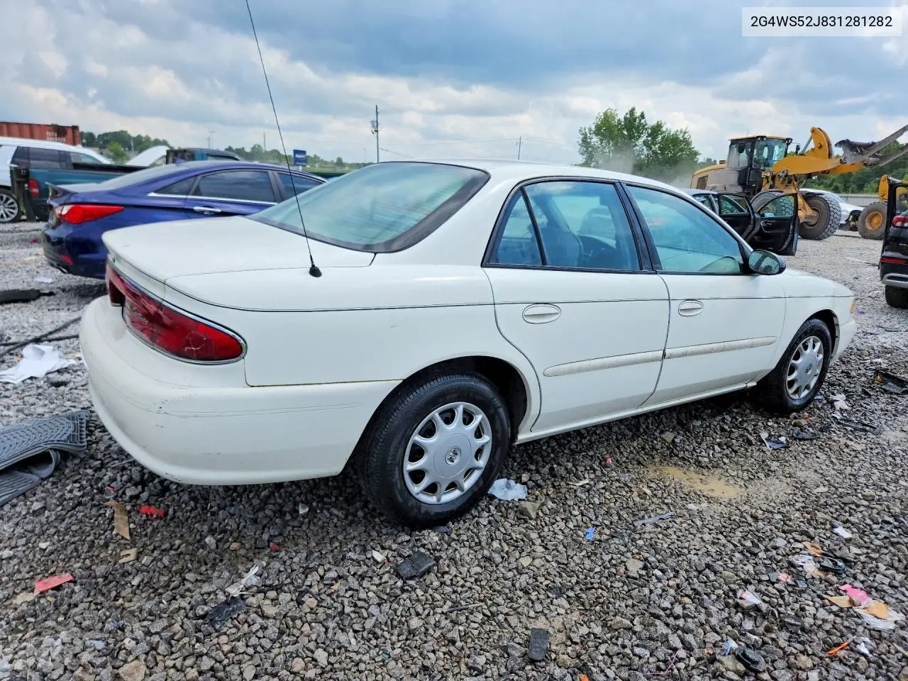 2003 Buick Century Custom VIN: 2G4WS52J831281282 Lot: 60821736