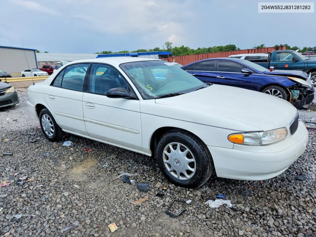 2003 Buick Century Custom VIN: 2G4WS52J831281282 Lot: 60821736