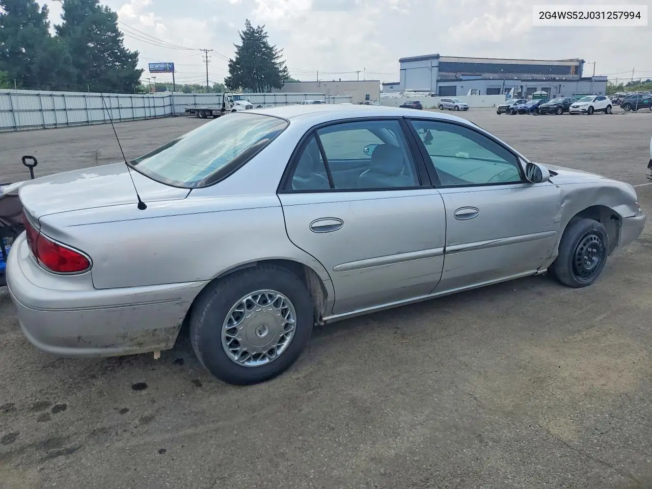 2003 Buick Century Custom VIN: 2G4WS52J031257994 Lot: 61164576