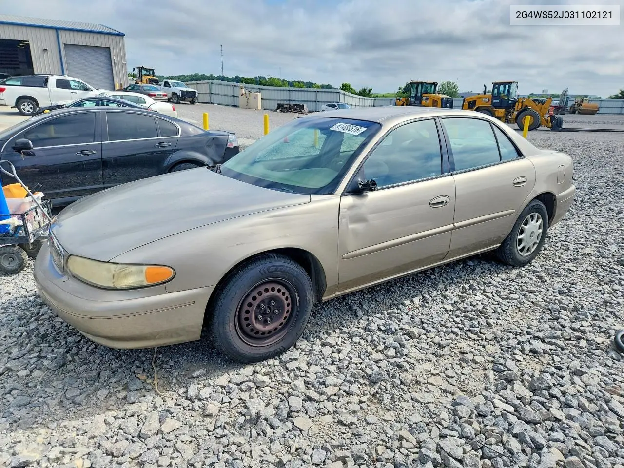 2003 Buick Century Custom VIN: 2G4WS52J031102121 Lot: 61400616