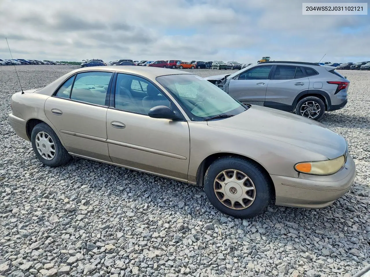 2003 Buick Century Custom VIN: 2G4WS52J031102121 Lot: 61400616