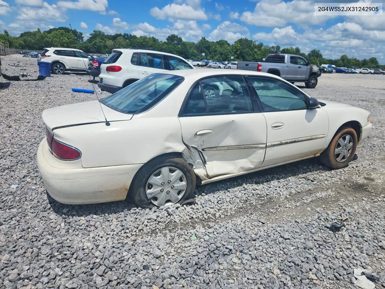 2003 Buick Century Custom VIN: 2G4WS52JX31242905 Lot: 61945296
