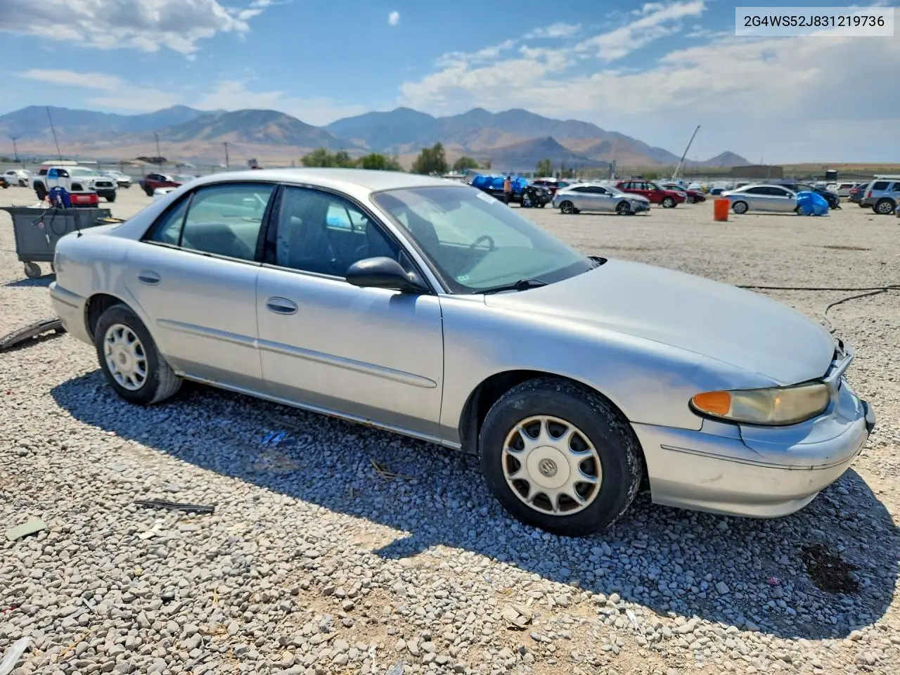 2003 Buick Century Custom VIN: 2G4WS52J831219736 Lot: 61947106