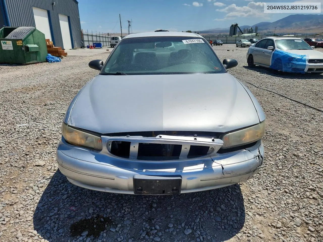 2003 Buick Century Custom VIN: 2G4WS52J831219736 Lot: 61947106